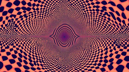 Dynamic optical illusion art abstract digital artwork graphic design vivid color contrast modern aesthetics

