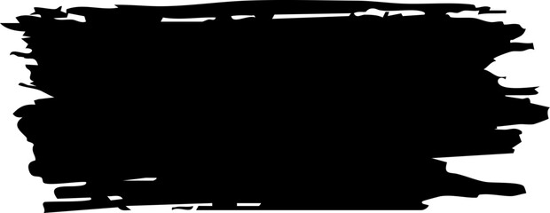 Grunge badge brush, black paint, brush black paint ink stroke, hand drawn black sticker