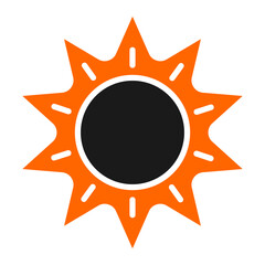 Solar Beam Icon For Design Elements