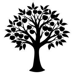 Obraz premium abstract tree with leaves