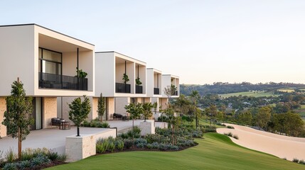 Softly lit sand dune landscape during sunrise with subtle gradients and minimal distractions for commercial use