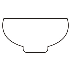 bowl icon line