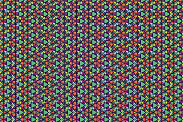 Oriental pattern for textiles, wallpaper, for use in graphics .