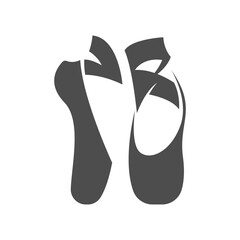 Ballet shoes logo icon