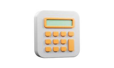 Calculations Unleashed: A sleek, modern calculator icon, a minimalist illustration of a vital tool used for quick calculations in business or finance.