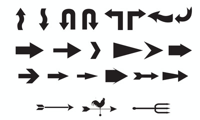 flat, arrows, forward, cursor, circle, navigation, direction, vector, icon, pointer, arrow, symbol, illustration, set, shape, up, sign, graphic, drawing, curve, abstract, design, web, line, collection