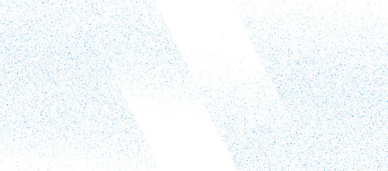 Vector abstract blue background frame of geometric shapes. Circular ornament. Pattern of dots, particles, molecules, fragments. Poster for technology, medicine, presentations