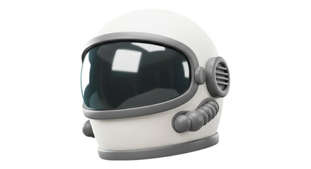 Astronaut helmet: Futuristic astronaut helmet, designed for cosmic adventures, isolated and rendered with precision.
