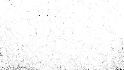 Black grainy texture isolated on white. Vector illustration