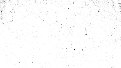 Black grainy texture isolated on white. Vector illustration