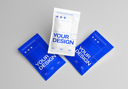 Plastic Zip Lock Packaging Mockup