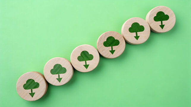 Sustainable Data Download Eco-Friendly Cloud Storage Concept