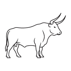 Unleash creativity - with this Artistic Ox Vector - featuring imaginative Ox Lineart for conceptual art - a creative Ox Icon - an innovative Vector Lineart of Ox.

