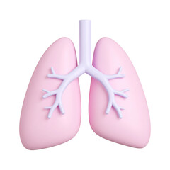 Anatomical Lung Illustration: A detailed illustration of the human lungs showcases the intricate network of bronchioles and alveoli.