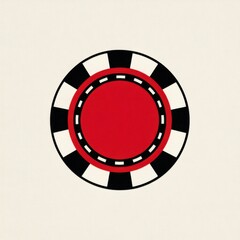 Poker chip gaming token