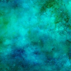 Obraz premium Abstract teal cosmic texture