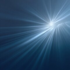 Abstract Light Rays in Blue Tones for Background or Design Use