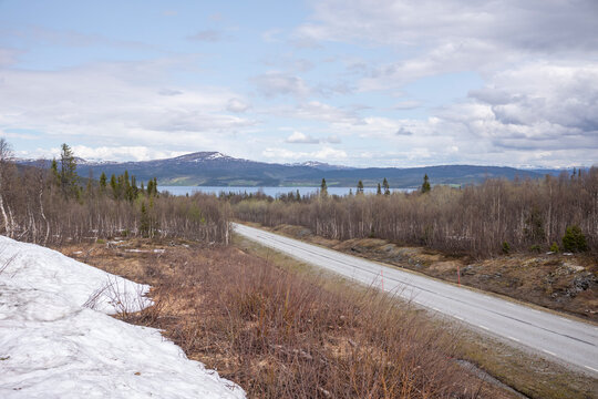 Sweden Wildnerss Road Ice Summer 2025