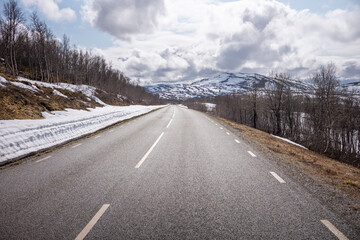Sweden Wildnerss Road Ice Mountains 2025
