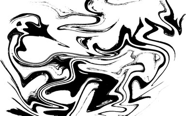 Black marble acrylic seamless pattern, water texture, watercolor marble background. Ebru marbling, traditional Turkish painting art