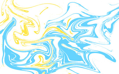 Blue marble acrylic seamless pattern, water texture, watercolor marble background.