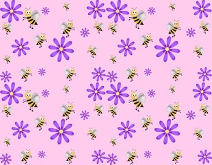 Floral graphic pattern