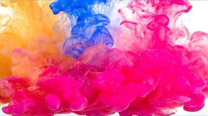 Fototapeta premium Vibrant Ink Fusion