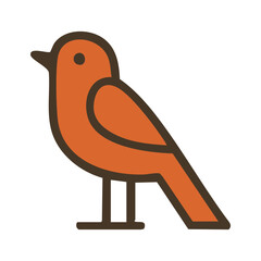 Illustration of a bird vector