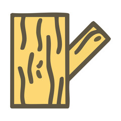 Vector of log woods