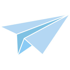 paper plane vector icon illustration