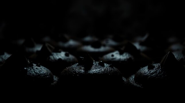 Dark Chocolate Cupcakes, Bakery, Night, Spotlight, Dessert