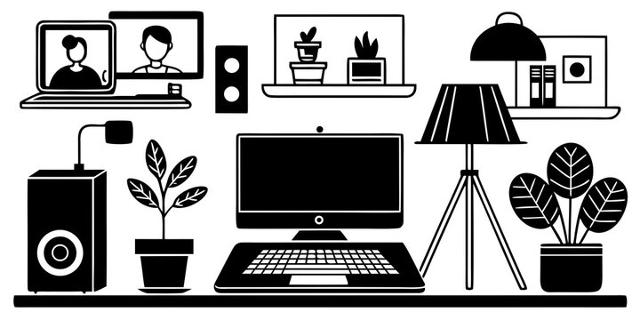 Modern Home Office Setup Desk Organization & Decor Ideas