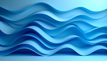 abstract blue wave background