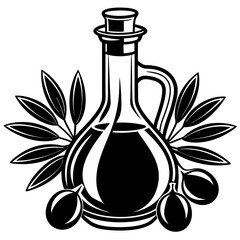 olive oil and olives