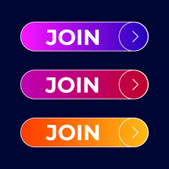 button Join gradient set vector
Vector set gradient button