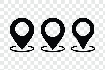 Location icon. Map pin icon set. location marker. location pin. Map pin icon vector illustration eps 10