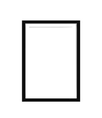 Blank picture frame for photographs. Vector illustration