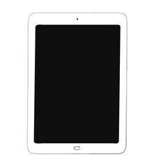 Tablet on transparent background. vector