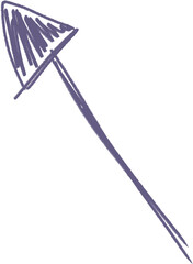 Geometric Arrow Icons, Sketch Style Vector Illustration, Boho Arrow Sketches, Hand Drawn Geometric Designs