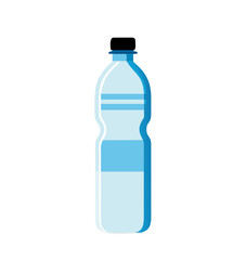 Water bottle flat style