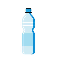 Water bottle flat style