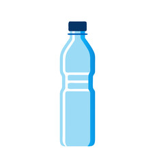 Water bottle flat style