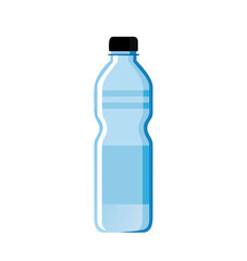 Water bottle flat style