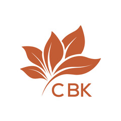 CBK Elegant Minimal Leaf Logo Design , CBK Later Logo, Clean Botanical Logo Design, Eco Friendly Business Logo Vector.
