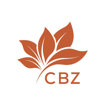 CBZ Elegant Minimal Leaf Logo Design , CBZ Later Logo, Clean Botanical Logo Design, Eco Friendly Business Logo Vector.

