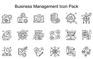 Business Management Icons