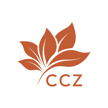 CCZ Elegant Minimal Leaf Logo Design , CCZ Later Logo, Clean Botanical Logo Design, Eco Friendly Business Logo Vector.
