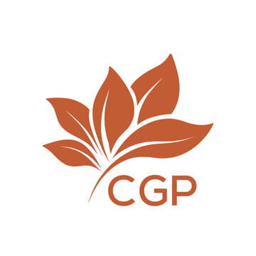 CGP Elegant Minimal Leaf Logo Design , CGP Later Logo, Clean Botanical Logo Design, Eco Friendly Business Logo Vector.
