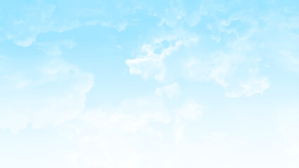 The vast blue sky and clouds sky. Vector blue sky
