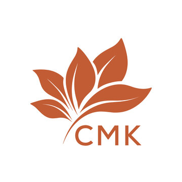 CMK Elegant Minimal Leaf Logo Design , CMK Later Logo, Clean Botanical Logo Design, Eco Friendly Business Logo Vector.
